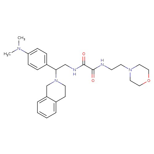 N'-{2-[4-(dimethylamino)phenyl]-2-(1,2,3,4-tetrahydroisoquinolin-2-yl)ethyl}-N-[2-(morpholin-4-yl)ethyl]ethanediamide