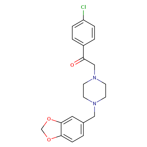 2-{4-[(2H-1,3-benzodioxol-5-yl)methyl]piperazin-1-yl}-1-(4-chlorophenyl)ethan-1-one