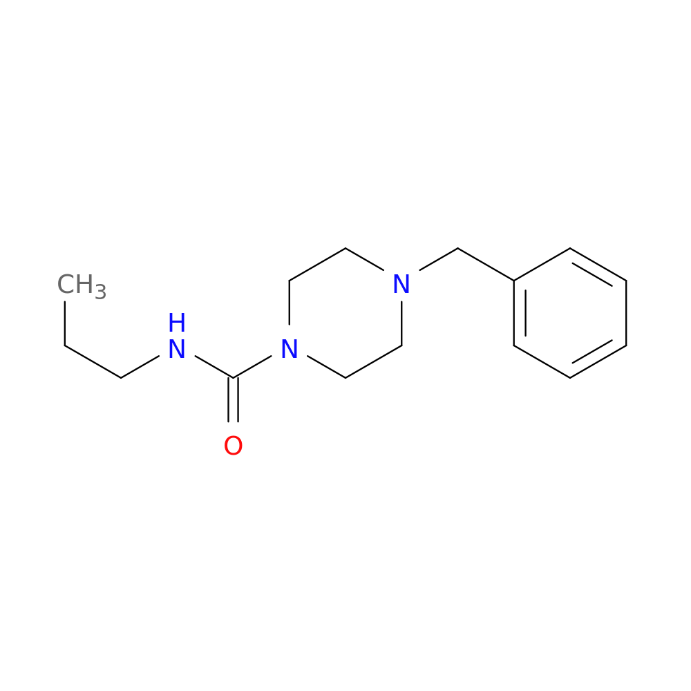 4-benzyl-N-propylpiperazine-1-carboxamide