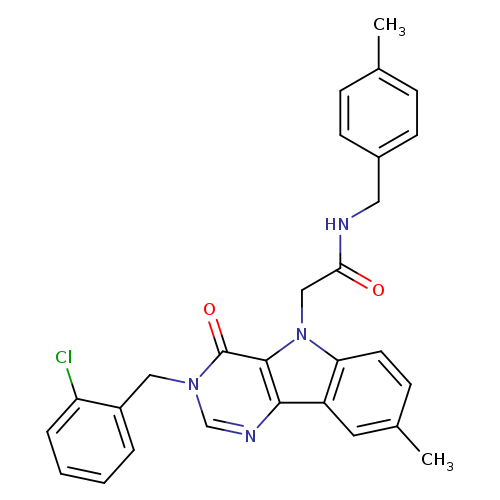 2-{3-[(2-chlorophenyl)methyl]-8-methyl-4-oxo-3H,4H,5H-pyrimido[5,4-b]indol-5-yl}-N-[(4-methylphenyl)methyl]acetamide
