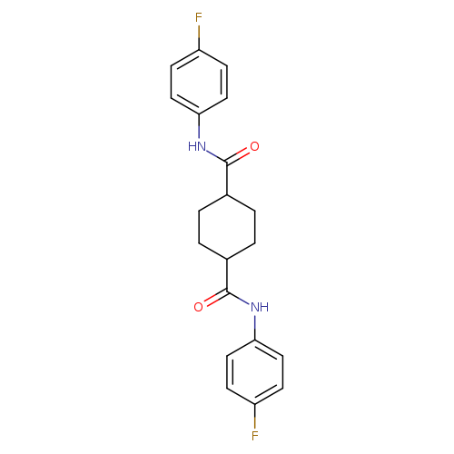 N~1~,N~4~-bis(4-fluorophenyl)-1,4-cyclohexanedicarboxamide