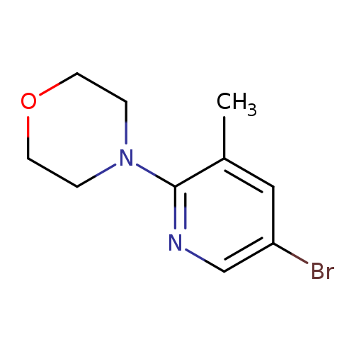 5-Bromo-3-methyl-2-(morpholino)pyridine