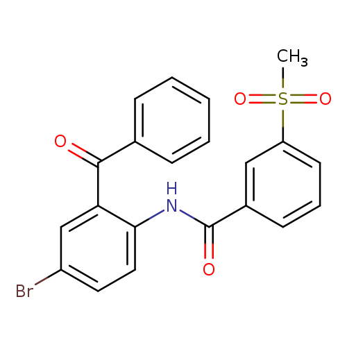 N-(2-benzoyl-4-bromophenyl)-3-methanesulfonylbenzamide