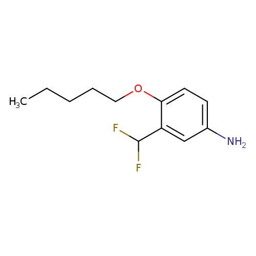 3-(Difluoromethyl)-4-(pentyloxy)aniline