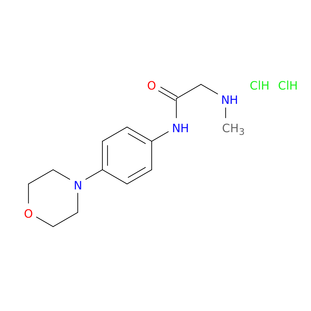 2-(Methylamino)-N-(4-morpholinophenyl)acetamide dihydrochloride