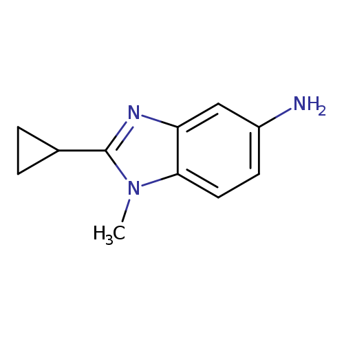 2-cyclopropyl-1-methyl-1H-1,3-benzodiazol-5-amine