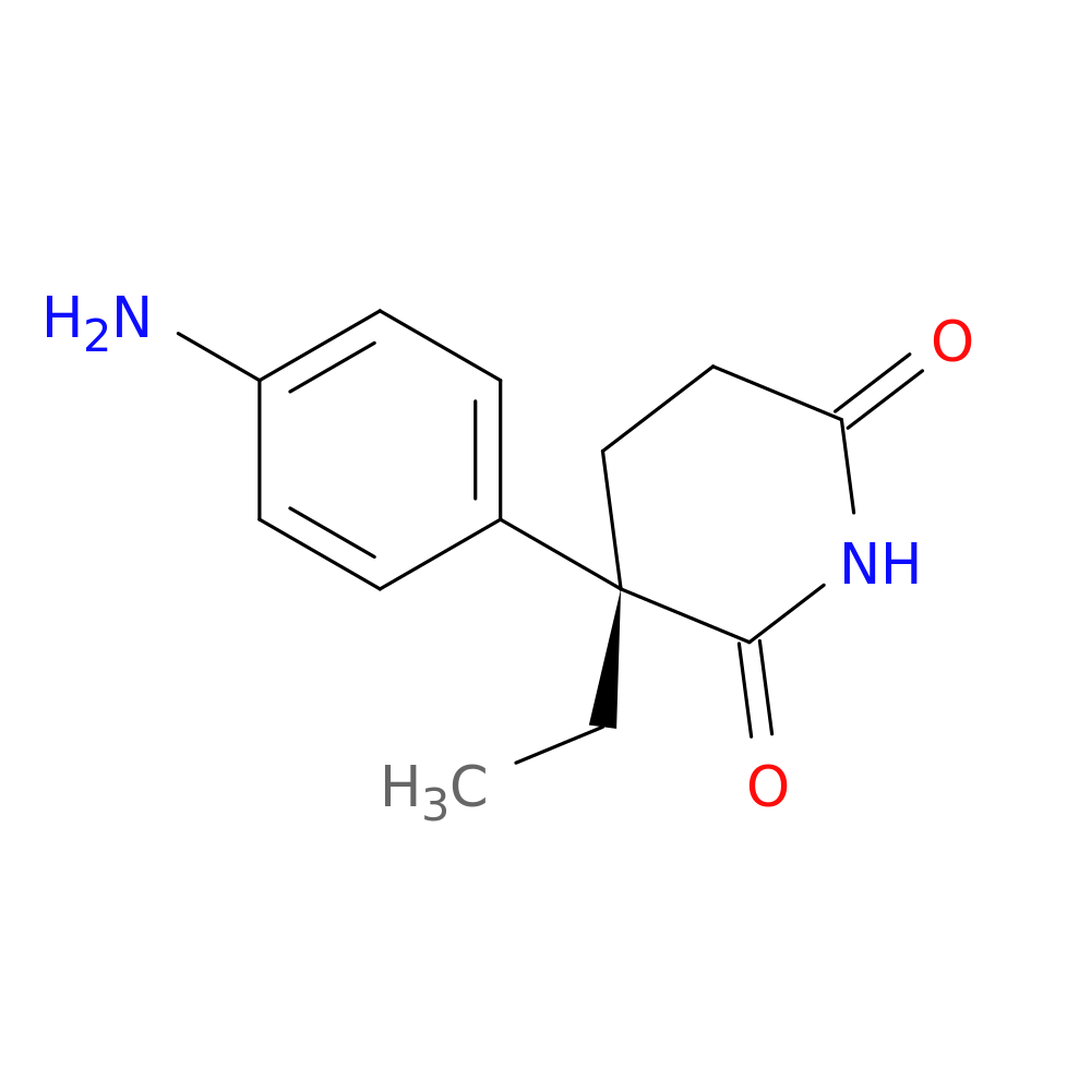 (3S)-3-(4-aminophenyl)-3-ethylpiperidine-2,6-dione