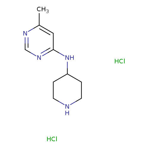 6-Methyl-N-(piperidin-4-yl)pyrimidin-4-amine dihydrochloride
