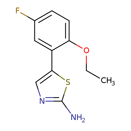 5-(2-ethoxy-5-fluorophenyl)thiazol-2-amine