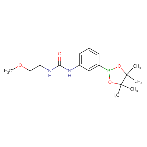 3-(2-methoxyethyl)-1-[3-(4,4,5,5-tetramethyl-1,3,2-dioxaborolan-2-yl)phenyl]urea