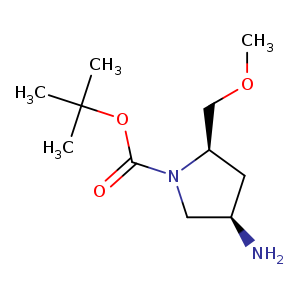 (2S,4S)-tert-Butyl 4-amino-2-(methoxymethyl)pyrrolidine-1-carboxylate