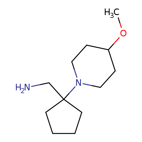 [1-(4-methoxypiperidin-1-yl)cyclopentyl]methanamine