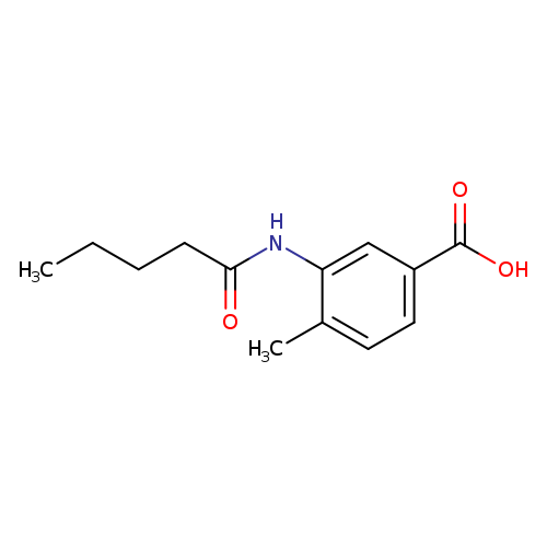 4-Methyl-3-(pentanoylamino)benzoic acid
