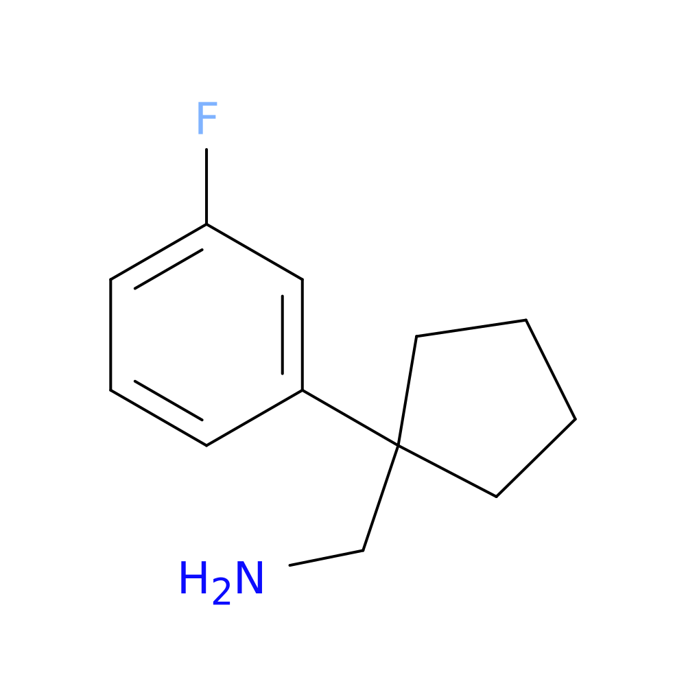 1-[1-(3-Fluorophenyl)cyclopentyl]methanamine