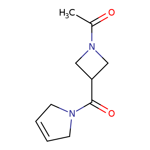 1-[3-(2,5-dihydro-1H-pyrrole-1-carbonyl)azetidin-1-yl]ethan-1-one