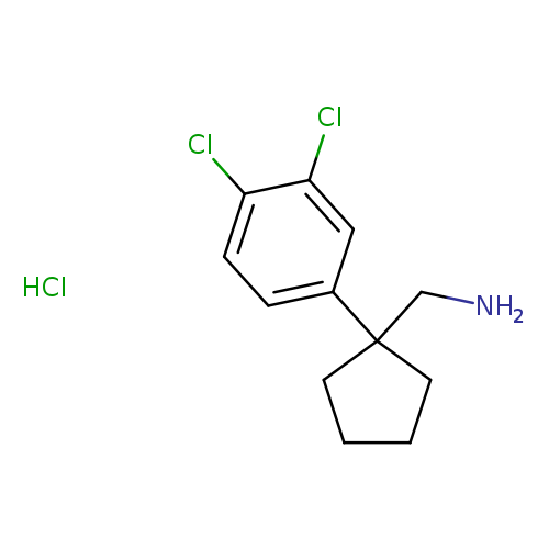 [1-(3,4-dichlorophenyl)cyclopentyl]methanamine, HCl