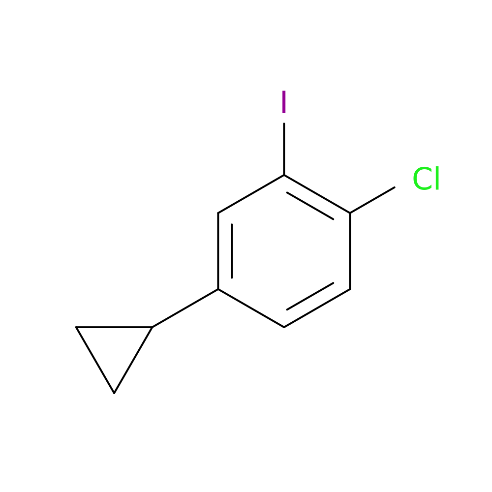 1-chloro-4-cyclopropyl-2-iodobenzene
