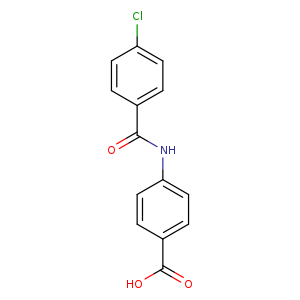 Benzoic acid, 4-[(4-chlorobenzoyl)amino]-