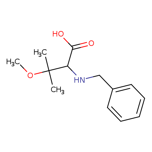 2-(benzylamino)-3-methoxy-3-methylbutanoic acid