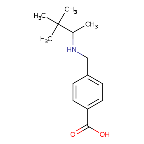 4-(((3,3-dimethylbutan-2-yl)amino)methyl)benzoic acid