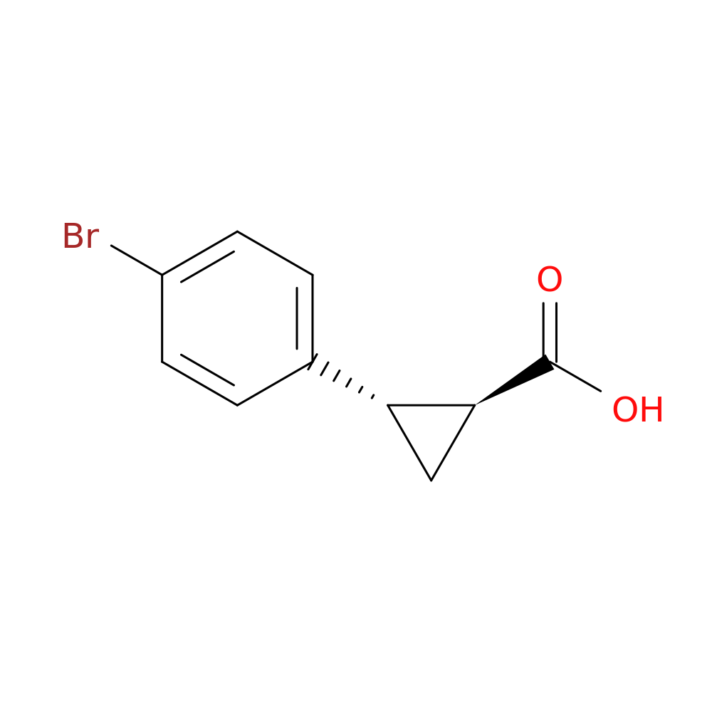 (1S,2S)-2-(4-Bromophenyl)cyclopropanecarboxylic acid