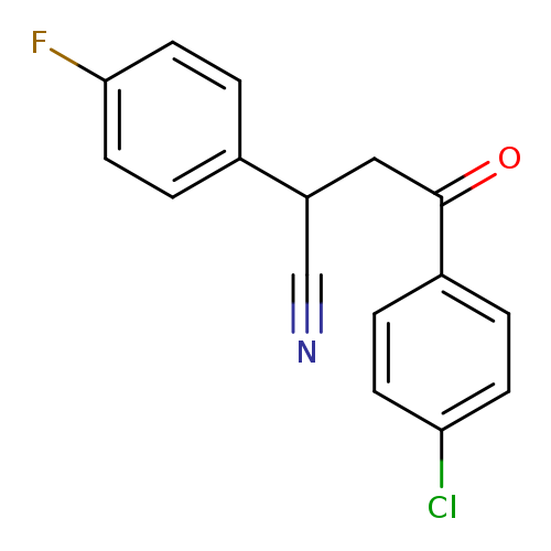 4-(4-chlorophenyl)-2-(4-fluorophenyl)-4-oxobutanenitrile