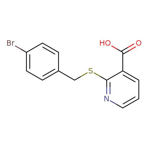 2-{[(4-bromophenyl)methyl]sulfanyl}pyridine-3-carboxylic acid