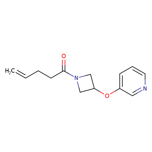 1-[3-(pyridin-3-yloxy)azetidin-1-yl]pent-4-en-1-one