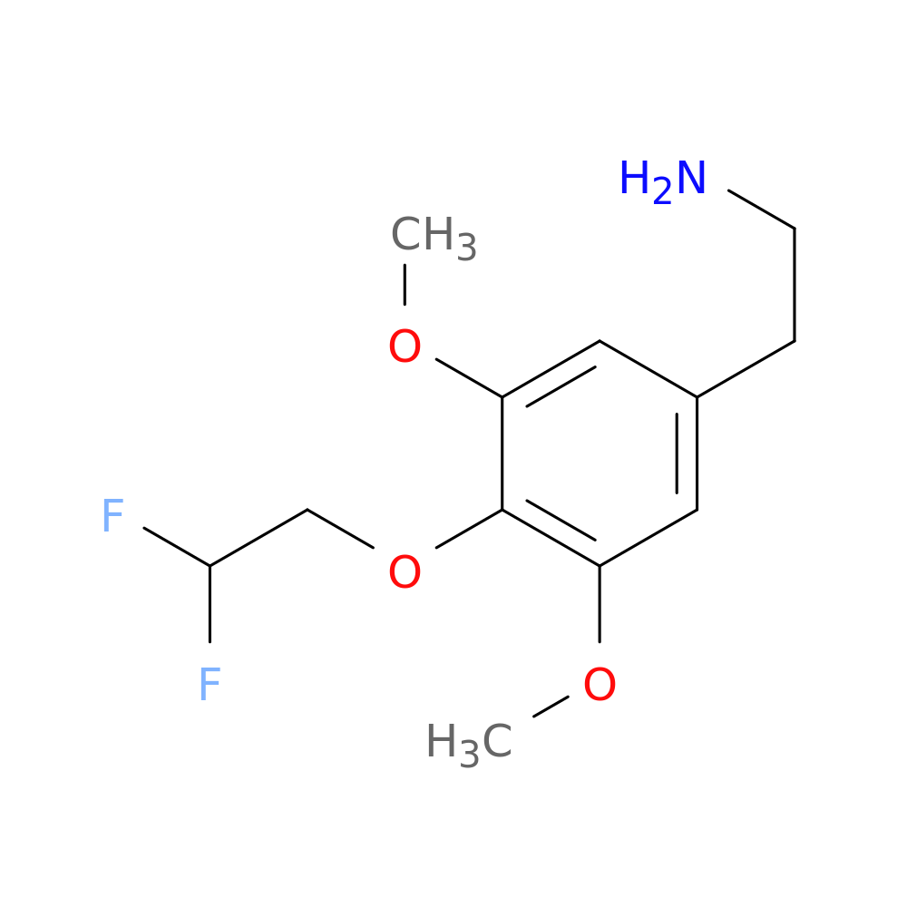 2-[4-(2,2-difluoroethoxy)-3,5-dimethoxyphenyl]ethan-1-amine