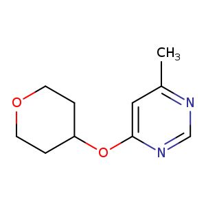 4-methyl-6-(oxan-4-yloxy)pyrimidine