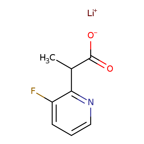 lithium(1+)2-(3-fluoropyridin-2-yl)propanoate