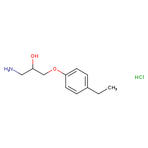 1-amino-3-(4-ethylphenoxy)propan-2-ol hydrochloride