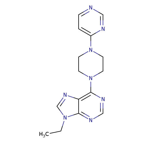 9-ethyl-6-[4-(pyrimidin-4-yl)piperazin-1-yl]-9H-purine