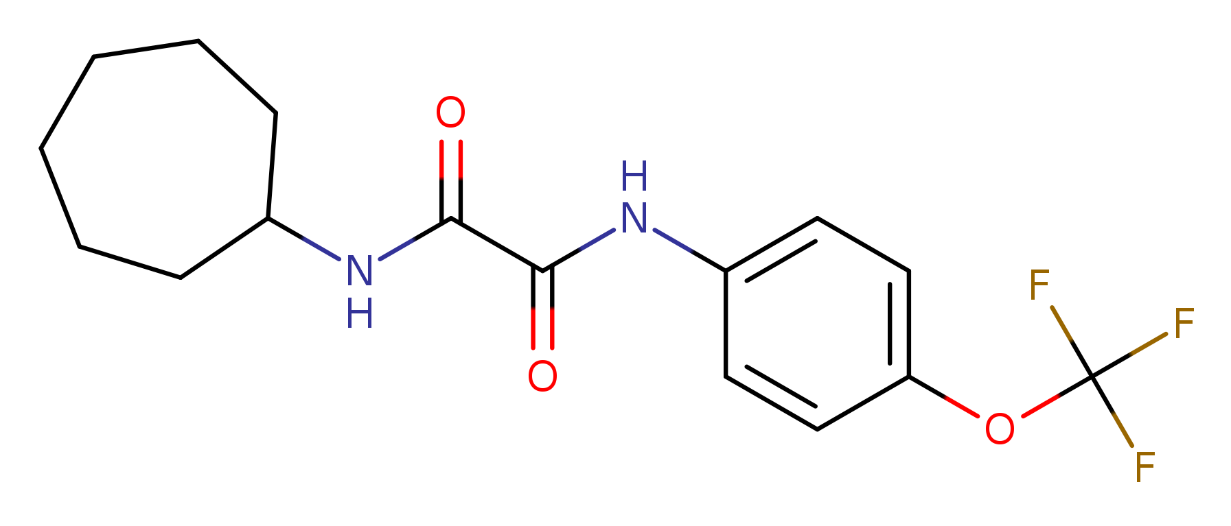 N'-cycloheptyl-N-[4-(trifluoromethoxy)phenyl]ethanediamide