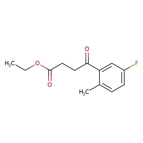 Ethyl 4-(2-methyl-5-fluorophenyl)-4-oxobutyrate