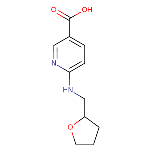 6-{[(oxolan-2-yl)methyl]amino}pyridine-3-carboxylic acid
