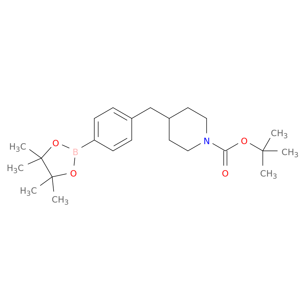 tert-Butyl 4-(4-(4,4,5,5-tetramethyl-1,3,2-dioxaborolan-2-yl)benzyl)piperidine-1-carboxylate