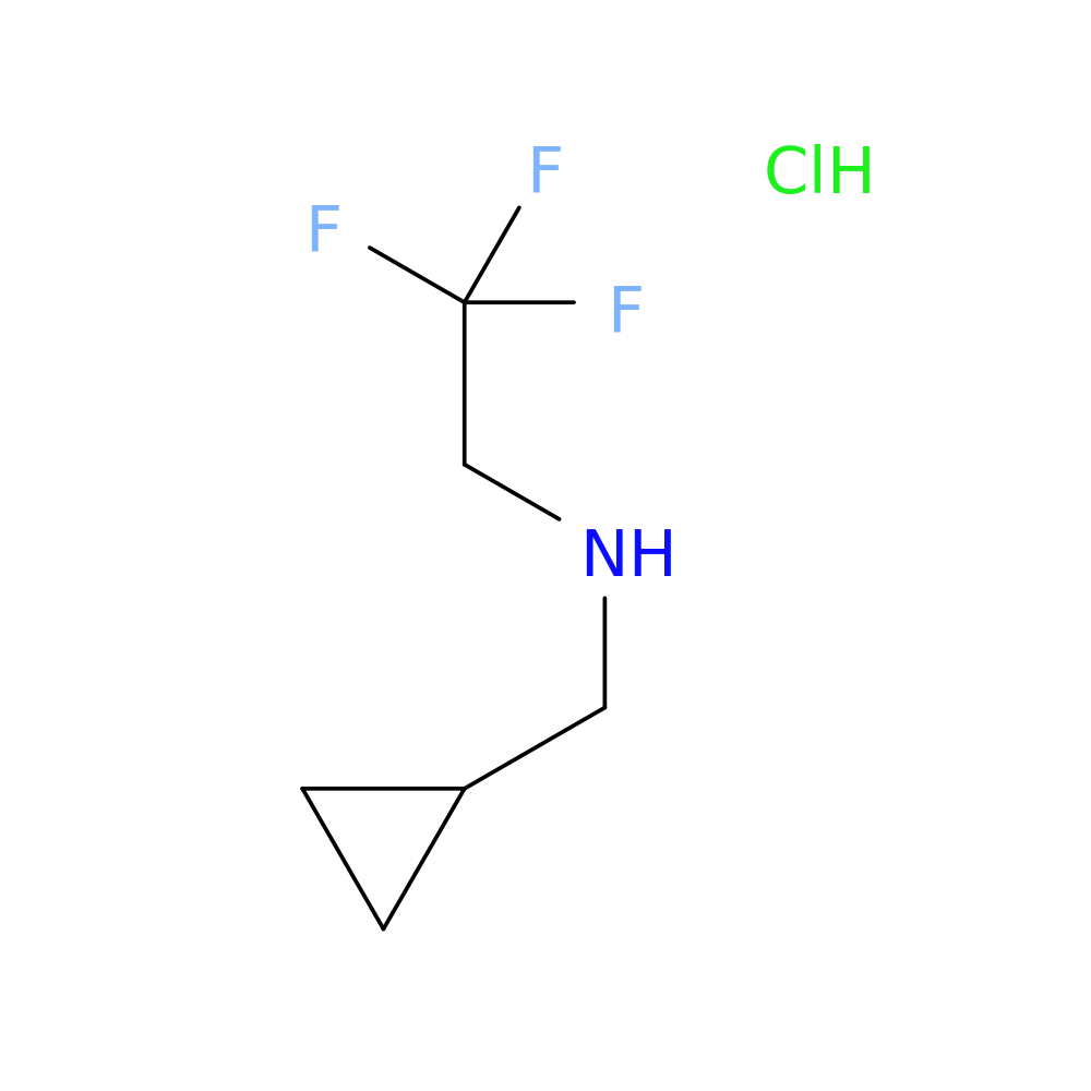 (cyclopropylmethyl)(2,2,2-trifluoroethyl)amine hydrochloride