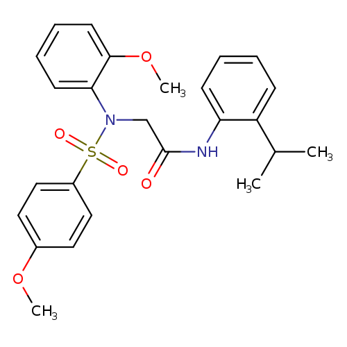 N-(2-isopropylphenyl)-2-{2-methoxy[(4-methoxyphenyl)sulfonyl]anilino}acetamide