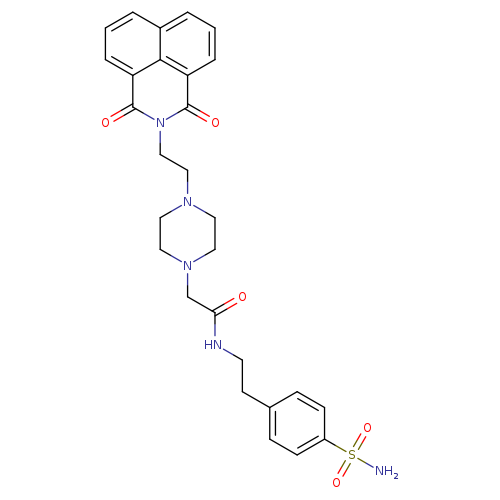 2-[4-(2-{2,4-dioxo-3-azatricyclo[7.3.1.0^{5,13}]trideca-1(13),5,7,9,11-pentaen-3-yl}ethyl)piperazin-1-yl]-N-[2-(4-sulfamoylphenyl)ethyl]acetamide