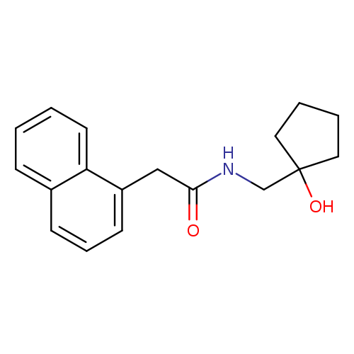 N-[(1-hydroxycyclopentyl)methyl]-2-(naphthalen-1-yl)acetamide