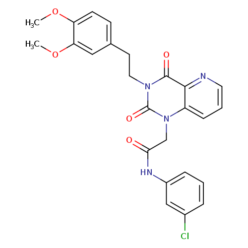N-(3-chlorophenyl)-2-{3-[2-(3,4-dimethoxyphenyl)ethyl]-2,4-dioxo-1H,2H,3H,4H-pyrido[3,2-d]pyrimidin-1-yl}acetamide