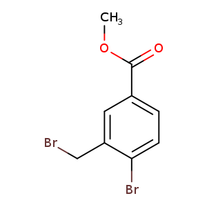 Benzoic acid, 4-bromo-3-(bromomethyl)-, methyl ester