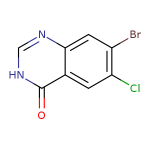 4(3H)-Quinazolinone, 7-bromo-6-chloro-
