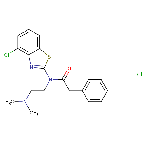 N-(4-chloro-1,3-benzothiazol-2-yl)-N-[2-(dimethylamino)ethyl]-2-phenylacetamide hydrochloride