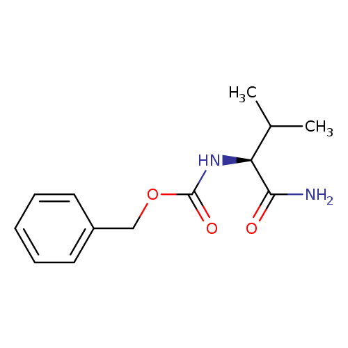 Carbamic acid, N-[(1S)-1-(aminocarbonyl)-2-methylpropyl]-, phenylmethyl ester