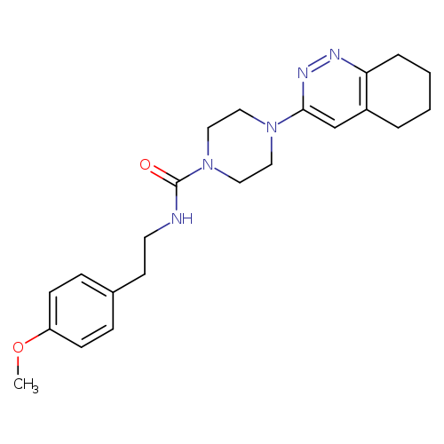 N-[2-(4-methoxyphenyl)ethyl]-4-(5,6,7,8-tetrahydrocinnolin-3-yl)piperazine-1-carboxamide