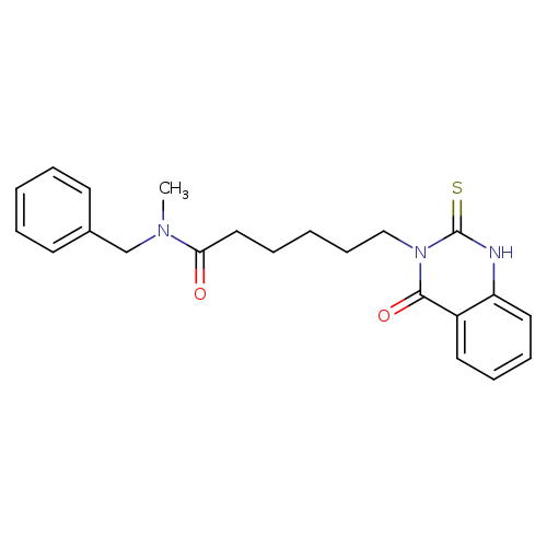 N-benzyl-N-methyl-6-(4-oxo-2-sulfanylidene-1,2,3,4-tetrahydroquinazolin-3-yl)hexanamide