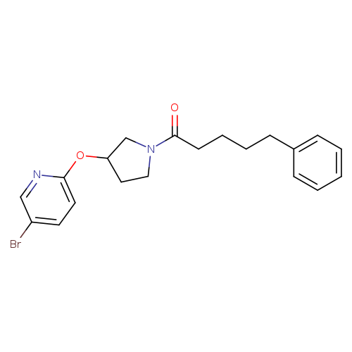 1-{3-[(5-bromopyridin-2-yl)oxy]pyrrolidin-1-yl}-5-phenylpentan-1-one