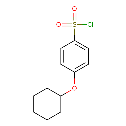 4-(cyclohexyloxy)benzene-1-sulfonyl chloride